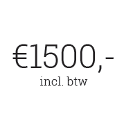 EUR 1500 incl. btw