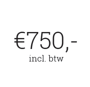 EUR 750 incl. btw